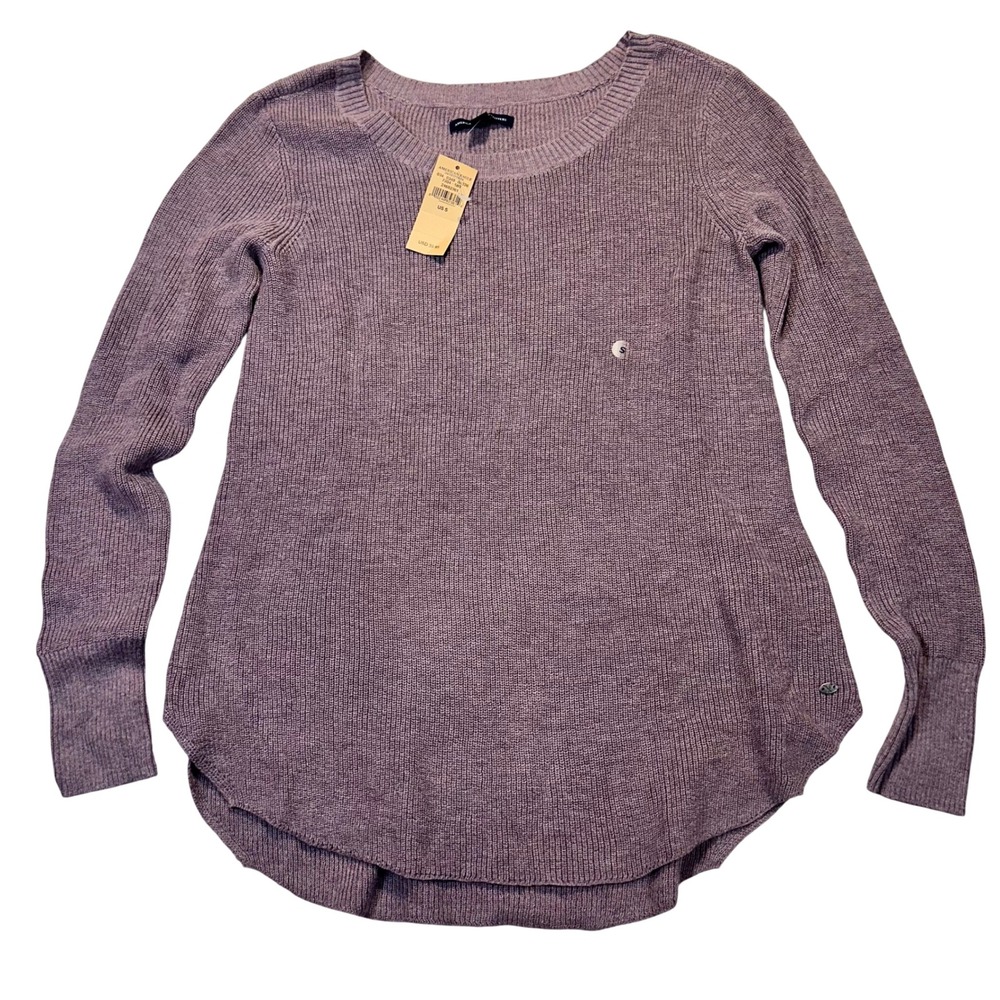 American Eagle Outfitters Lavender Crew Neck Sweater